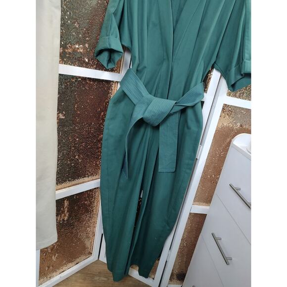 Whit Green Penny Jumpsuit Belt $450 Garmentory Structured Well Made - Picture 6 of 13